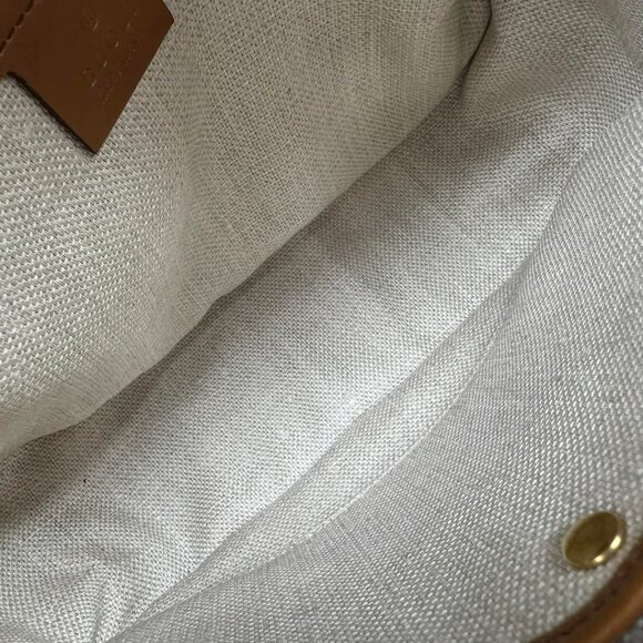 GUCCI Lady Web Brown Leather Shoulder Bag 875-041025 - Picture 12 of 14